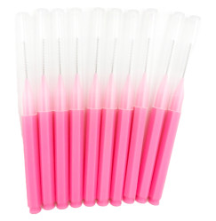 Eyelash and eyebrow brush baby brush BABY BRUSH - light pink (0.9 mm), 1 pc