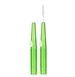 Eyelash and eyebrow brush baby brush BABY BRUSH - RETRACTABLE - green (0.8 mm), 1 pc