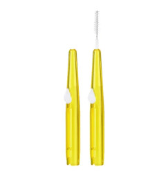 Eyelash and eyebrow brush baby brush BABY BRUSH - RETRACTABLE - yellow (1.2 mm), 1 pc