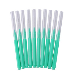 Eyelash and eyebrow brush baby brush BABY BRUSH - green (1 cm), 1 pc