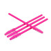 Silicone brushes for eyebrows and eyelashes - solid raspberry, 50 pcs per pack