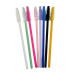 Silicone brushes for eyebrows and eyelashes - solid purple, 50 pcs per pack