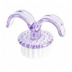 Manicure dust brush | with ears | purple