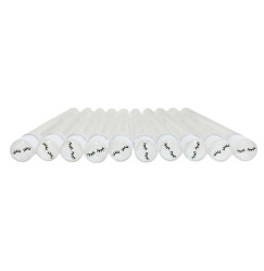 Eyelash brush in individual packaging - EYELASHES - white, 1 pc in a tube