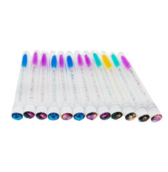 Eyelash brush in individual packaging / space, 1 piece in a tube