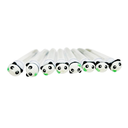 Eyelash brush in individual packaging - PANDA, 1 piece in a tube