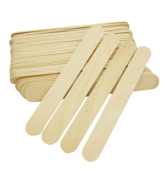 Wooden spatula for depilation dense (15cm * 17 mm) 50 pcs wide