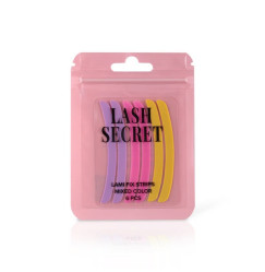Taśmy silikonowe do mocowania rzęs LASH SECRET / Lami fix strips (3 pary kolorów)