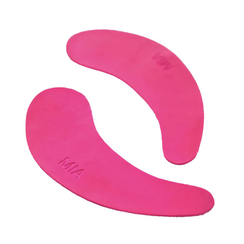 Силиконовые патчи для ламинирования и наращивания ресниц MIA DROP SHAPE / розовые