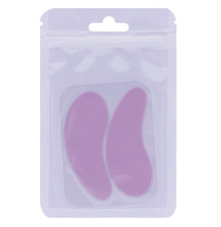 Silicone patches for lamination and eyelash extensions POOZYTE - purple