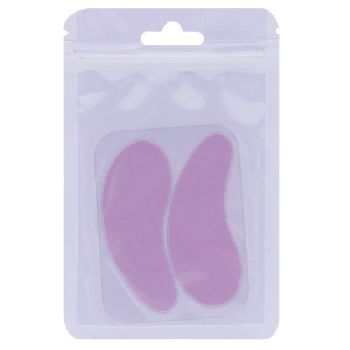 Silicone patches for lamination and eyelash extensions POOZYTE - purple