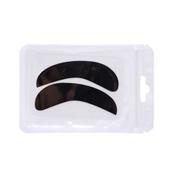 Silicone patches for lamination and eyelash extensions NARROW - black