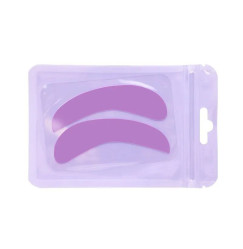 Silicone patches for lamination and eyelash extensions NARROW - purple