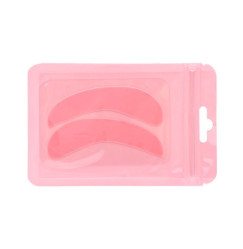 Silicone patches for lamination and eyelash extensions NARROW - pink