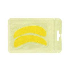 Silicone patches for lamination and eyelash extensions NARROW - yellow