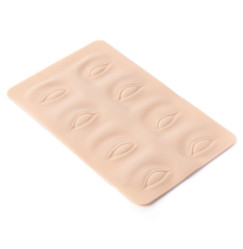 Silicone training mat / eyes and eyebrows, 1 pc