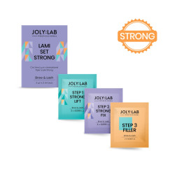 System do laminacji brwi i rzęs JOLY:LAB / Lami Set STRONG (3 szt. x 2 ml w SACHE)