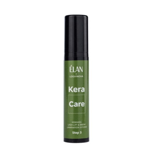 KeraVEG serum-care system for eyelashes and eyebrows ELAN x Logvinova / KeraCare / Step 3, 10 ml
