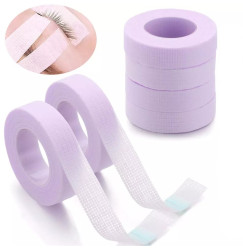 Scotch tape under the eyes for eyelash extensions - purple (9 meters)