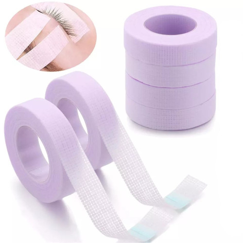 Scotch tape under the eyes for eyelash extensions - purple (9 meters)
