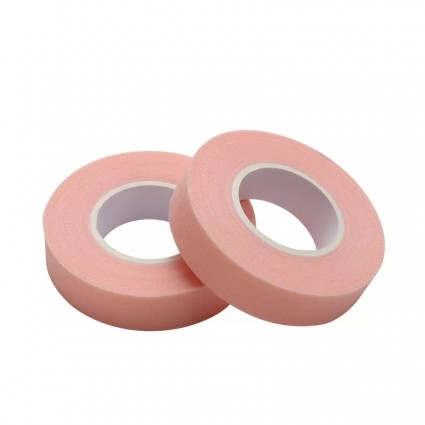 Scotch tape under the eyes for eyelash extensions - pink (9 meters)