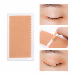 Breathable tape for eyelash extension (16 pcs/sheet), beige, 1 sheet
