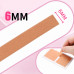 Breathable tape for eyelash extension (16 pcs/sheet), beige, 1 sheet