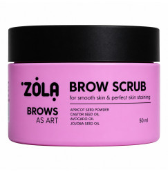 Скраб для брів ZOLA - Brow Scrub, 50 мл | МІНІ