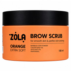 Скраб для брів ZOLA - Brow Scrub - ORANGE, 100 мл