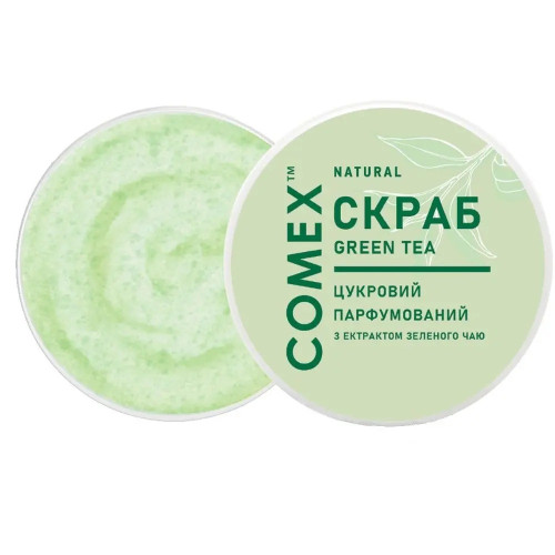 Comex Naturalny peeling do ciała / Cukrowa perfumowana zielona herbata, 250 ml