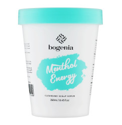 Скраб очищающий для кожи головы Bogenia Cleansing Scalp Scrub Menthol Energy (BG405), 250 мл