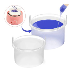 Silicone bowl for wax melter replaceable 400 ml - transparent, 1 pc