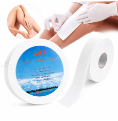 Depilatory wax strips in a roll, 100 m - ROUND - white