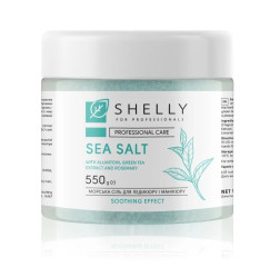 Sól do kąpieli Shelly z alantoiną, zieloną herbatą i ekstraktem z rozmarynu, 550 g