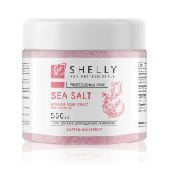 Sól do kąpieli Shelly z mocznikiem, ekstraktem z alg morskich i olejem arganowym, 550 g