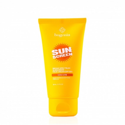 Солнцезащитный крем Bogenia - Sunscreeen Face Cream SPF50+ (BG463), 50 мл