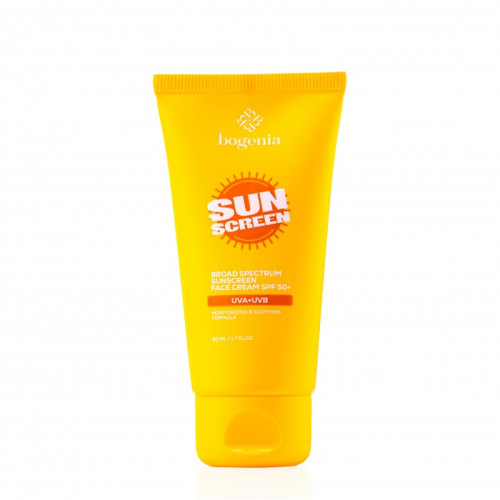 Сонцезахисний крем Bogenia - Sunscreen Face Cream SPF50+ (BG 463), 50 мл