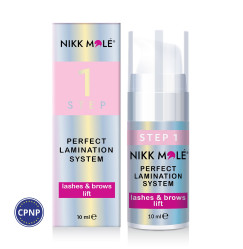 Склад для ламінування брів та вій Nikk Mole Perfect lamination STEP №1, 10 мл