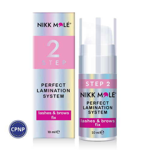 Composition for lamination of eyebrows and eyelashes Nikk Mole Perfect lamination STEP No. 2, 10 ml