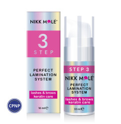 Composition for lamination of eyebrows and eyelashes Nikk Mole Perfect lamination STEP No. 3, 10 ml