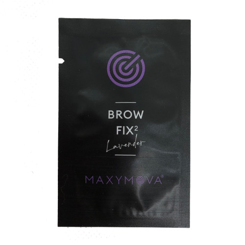 Склад для ламінування брів MAXYMOVA/BROW FIX Lavender 2/чорне саше, 1.5 мл