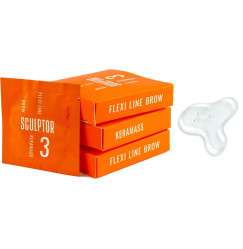 Composition for eyebrow lamination SCULPTOR / FLEXI LINE BROW / 03 KERAMASS / sachet, 1.5 ml