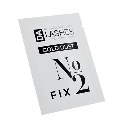 Состав для ламинирования ресниц Dalashes GOLD DUST / №2 Fix, саше 1,5 мл