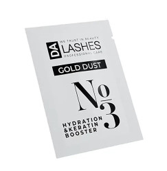 Склад для ламінування вій Dalashes GOLD DUST/№3 Hydration   Keratin Booster, саше 1,5 мл