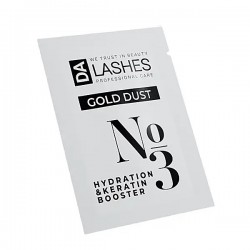 Склад для ламінування вій Dalashes GOLD DUST/№3 Hydration   Keratin Booster, саше 1,5 мл