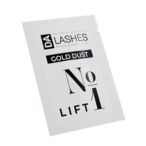 Skład do laminacji rzęs Dalashes GOLD DUST / No. 1 Lift, saszetka 1,5 ml
