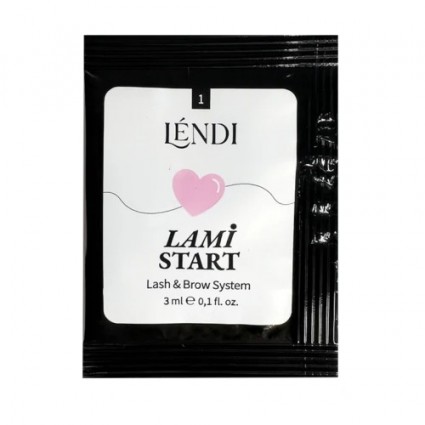 Склад для ламінування вій та брів Lendi "Lami Like" - №1 Lami Start, (САШЕ, 3 мл)