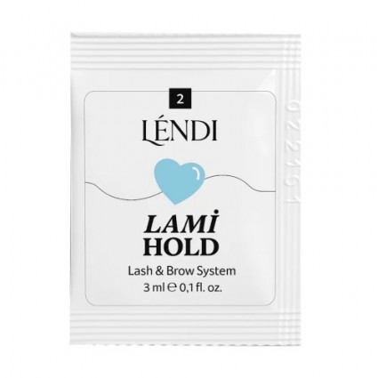 Склад для ламінування вій та брів Lendi "Lami Like" - №2 Lami Hold, (САШЕ, 3 мл)