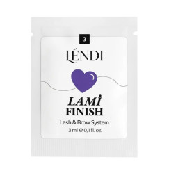 Lendi "Lami Like" Eyelash and Eyebrow Lamination Solution - No. 3 Lami Finish (SACHET, 3 ml)