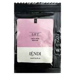 Composition for lamination of eyelashes and eyebrows Lendi "Lash & Brow New Look" / 01 LIFT, (SASHET, 3 ml)
